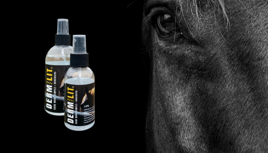 Dermilit spray för hud på hästar